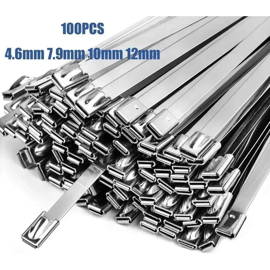 Reusable and Stainless Steel Cable Tie Buckle Strap