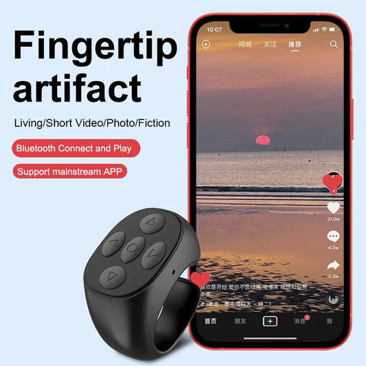 Fingertip Wireless Bluetooth Remote Control