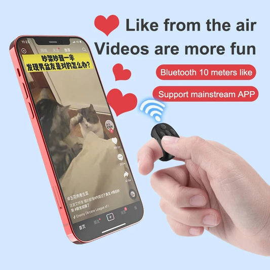 Fingertip Wireless Bluetooth Remote Control