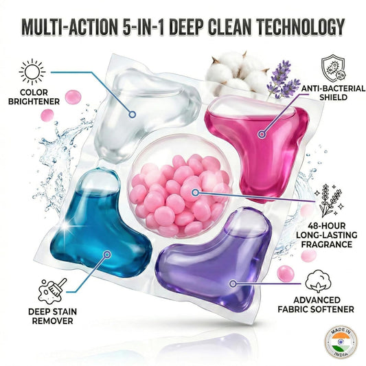 5-in-1 Laundry PowerPods Ultra Cleaning (Pack of 30)