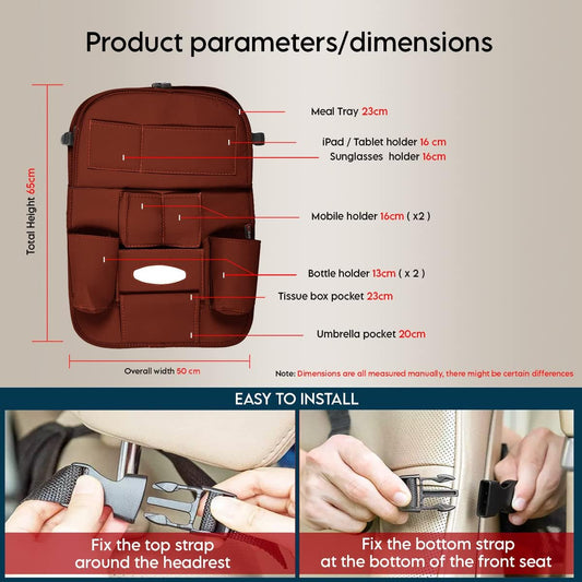 Car Back Seat Organizer