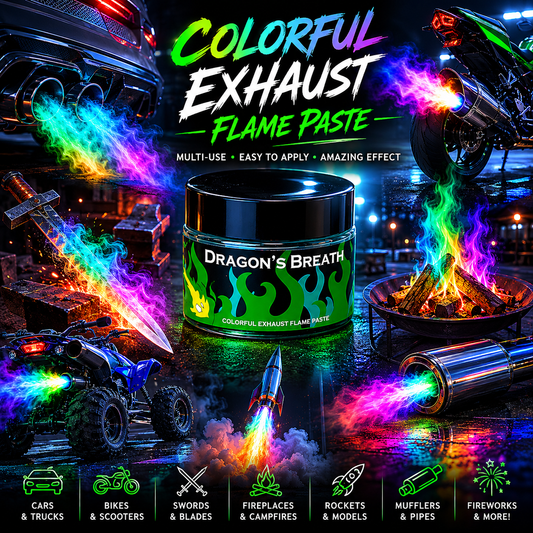 🌈 Colorful Exhaust Flame Paste