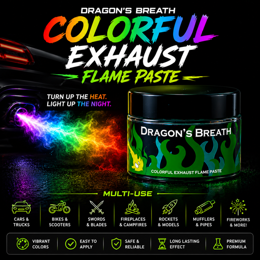 🌈 Colorful Exhaust Flame Paste