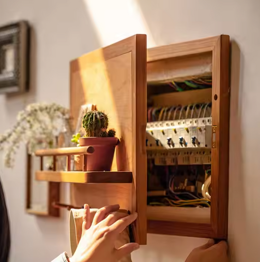 Wooden Electricity Meter Box