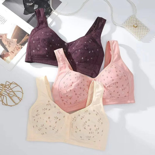 Front Closure Breathable Soft Brassiere Bra