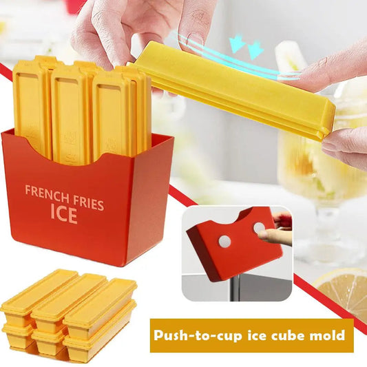 Silicone Ice Stick Molds Set ( Pack of 6 )