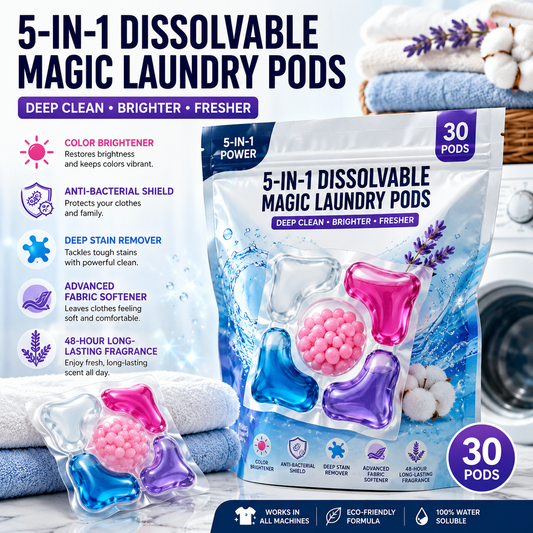 5-in-1 Laundry PowerPods Ultra Cleaning (Pack of 30)