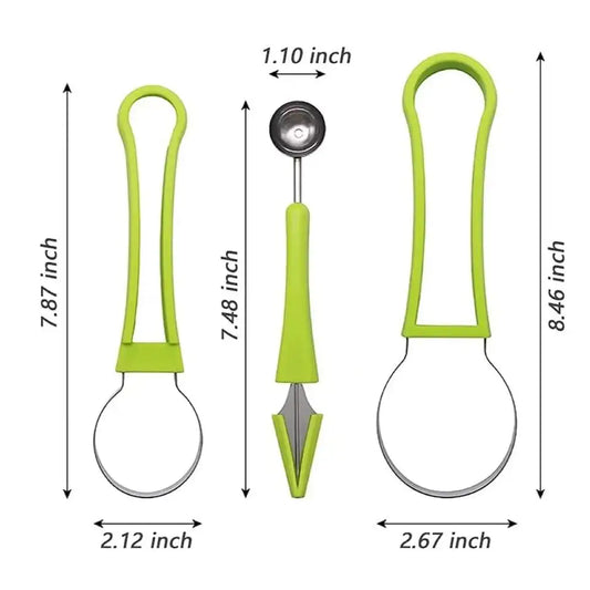 4 in 1 Fruit Rotary Carving Cutter Knife