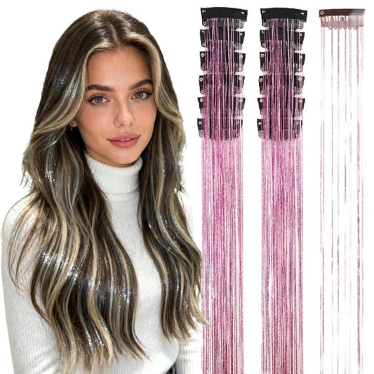 Glitter Hair Tinsel Extensions
