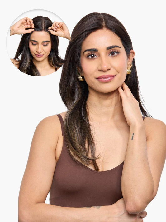 Receding Hairline Topper- Wavy