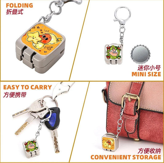 Cute Cartoon Kitty Keychain